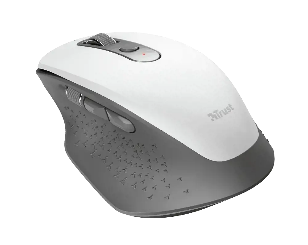 "Trust Ozaa", dešinės rankos, optinis, RF belaidis, 2400 DPI, baltas