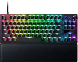 "Razer" žaidimų klaviatūra "Huntsman V3 Pro Tenkeyless Wired Nordic Analog Optical" juoda