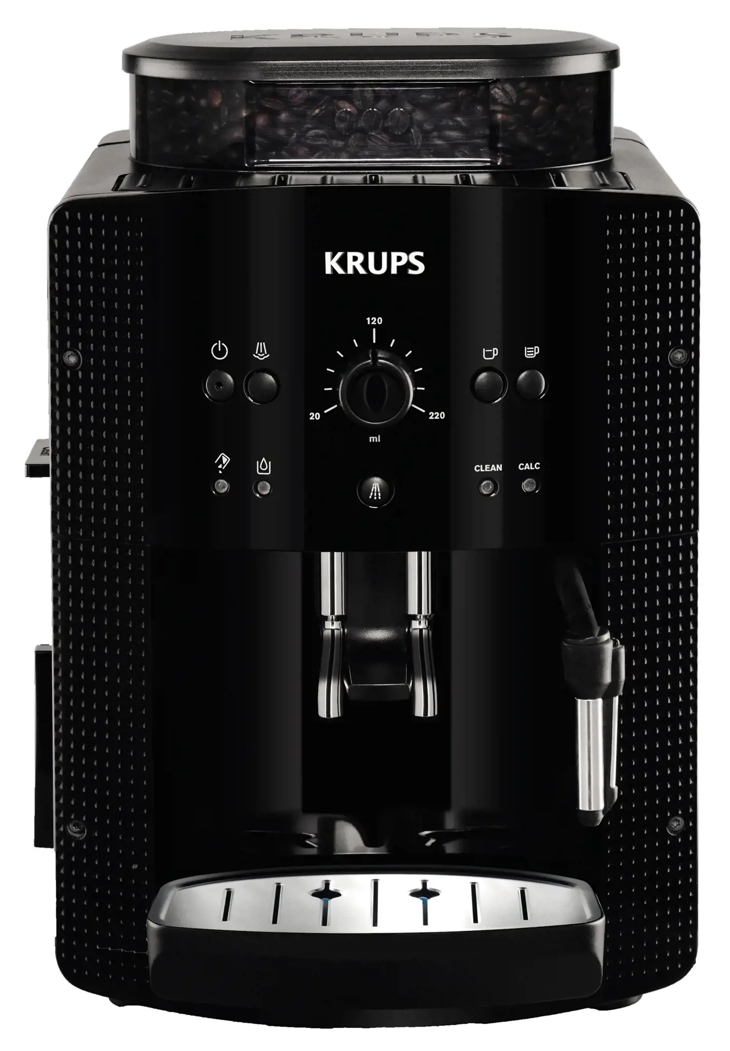 Kavos aparatas Krups EA8108, 1,8 litrai, 1450 W, Juoda, Automatinis