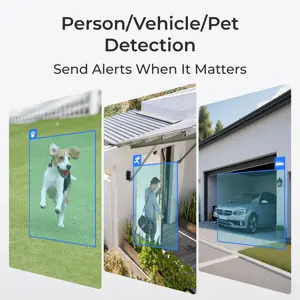 Reolink P344 - Smart 12MP PoE Dome Camera, Person/Vehicle/Pet Alerts, Color Night Vision, Two-Way Audio, IP security camera, Indoor & outdoor, Wired, 700 lm, 6500 K, Internal
