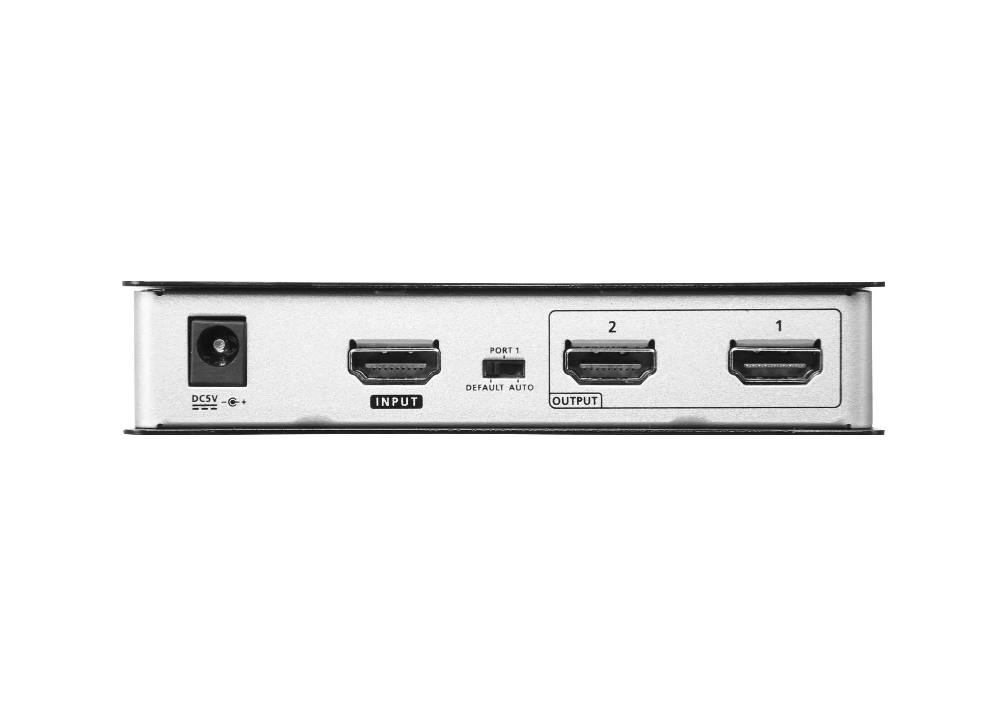 ATEN 2 prievadų "True 4K at 60Hz (4:4:4)", HDMI skirstytuvas, HDMI, 2x HDMI, 4096 x 2160 taškų, juoda, metalas, 4K Ultra HD