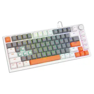 Savio ASTRAL WHITE JADE 3 COLOURS keyboard Gaming USB QWERTY US International