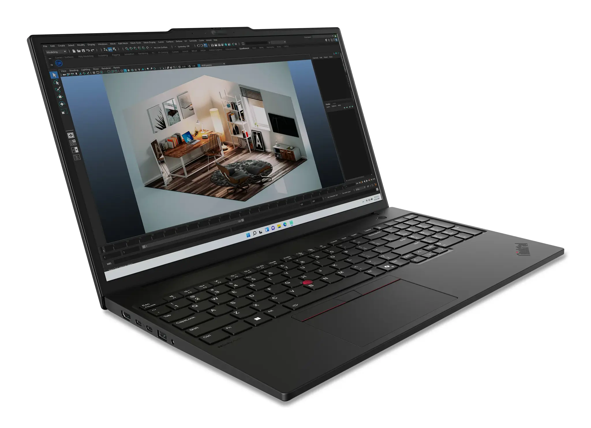 Lenovo ThinkPad P16s Gen 3 Ultra 5 125H, 16GB, 512GB SSD, WEBCAM, BT, NVIDIA RTX™ 500 Ada w/4GB, 16 WUXGA(1920x1200), W11Pro BLACK Backlit Keyboard FP Reader. 3 Year Warranty