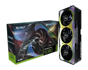 Graphics Card PALIT NVIDIA GeForce RTX 5080 16 GB GDDR7 256 bit PCIE 5.0 16x Triple slot Fansink 1x…