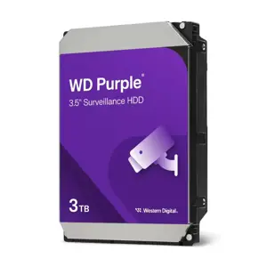 "WD Purple" 3 TB SATA 3,5 colių vidinis kietasis diskas 256 MB spartinančiosios atminties