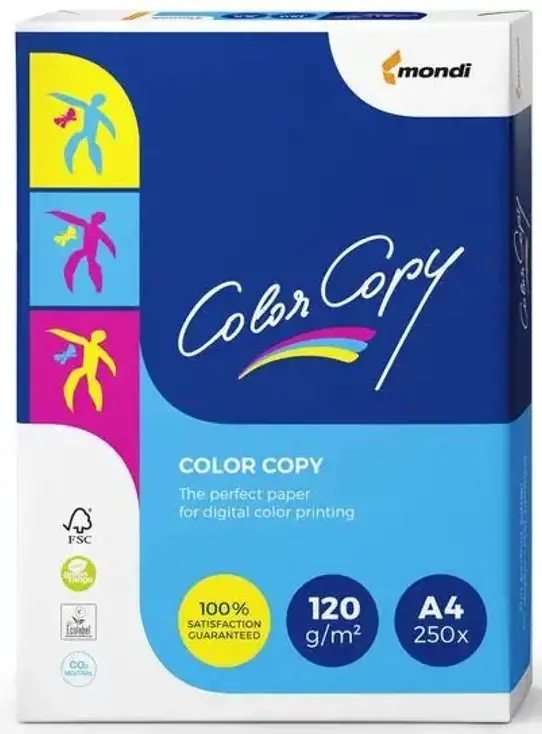 Lazerinių spausdintuvų popierius COLOR COPY 120 G/M2 A4 250 vnt.