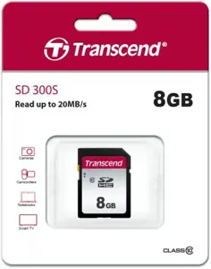 TRANSCEND 8GB SD kortelė Class10