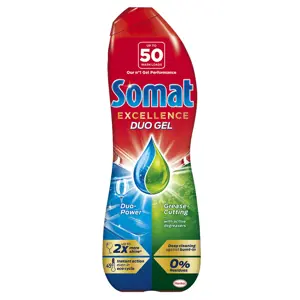 Indaplovių gelis SOMAT EXCELLENCE 900ml (50 skalb.)