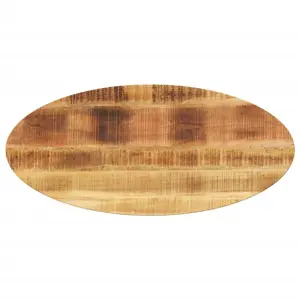 Stalviršis, 100x40x2,5cm, mango medienos masyvas, ovalo formos
