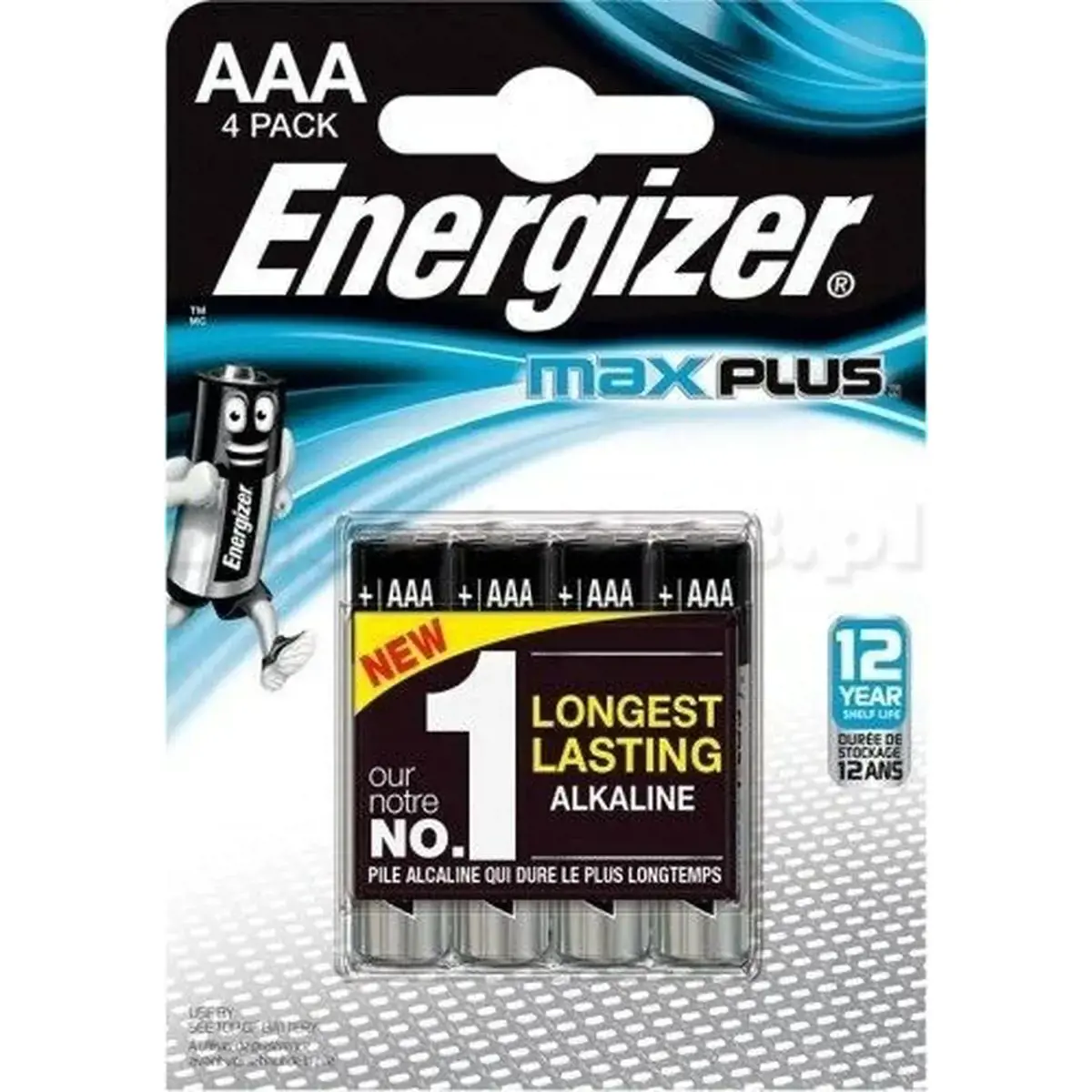"Energizer Max Plus AAA" vienkartinė šarminė baterija