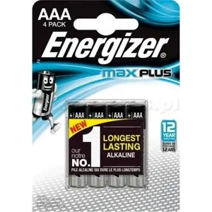 "Energizer Max Plus AAA" vienkartinė šarminė baterija