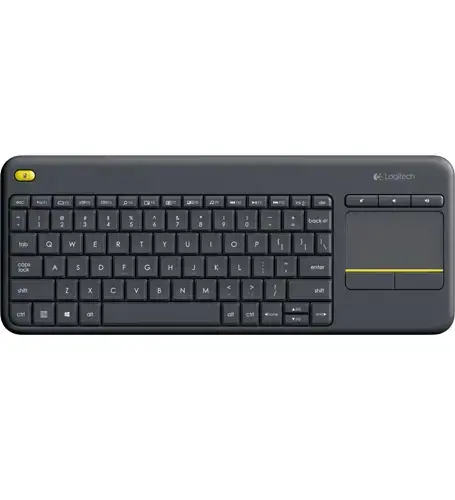LOGITECH belaidė jutiklinė klaviatūra K400 Plus - INT BLACK