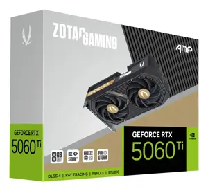 Vaizdo plokštė ZOTAC GeForce RTX 5060 Ti 8 GB, GDDR7, ZT-B50610F-10M