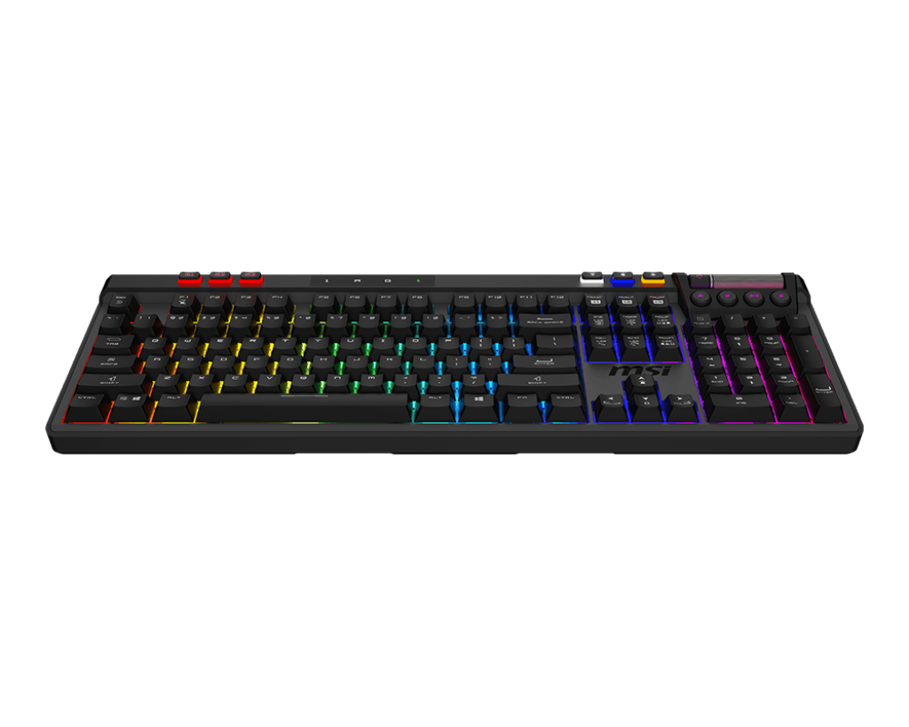 KEYBOARD GAMING BLACK US/STRIKE PRO W SILENT US MSI