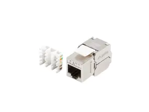 LANBERG keystone modulis be įrankių RJ45 180 laipsnių. FTP cat.7