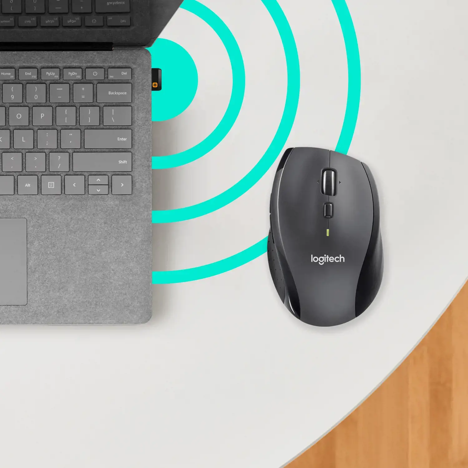 "LOGITECH Marathon M705" belaidė pelė - CHARCOAL - EMEA