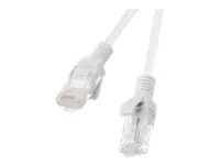 LANBERG PCU5-20CC-0025-S Lanberg Patchcord RJ45 kat. 5e UTP 0,25 m pilkos spalvos, 10 vnt.