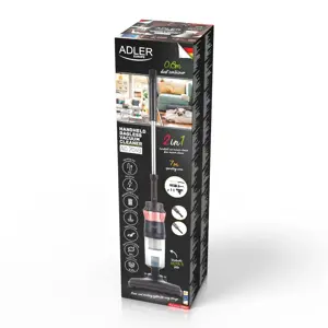 "Adler" dulkių siurblys AD 7049 Laidinis darbinis, rankinis 2in1, 600 W, - V, juodas, 24 mėn. garantija