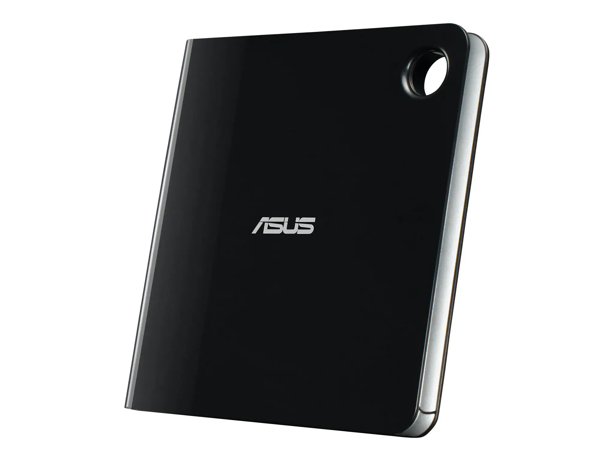 ASUS SBW-06D5H-U, juoda, sidabrinė, dėklas, stalinis / nešiojamasis kompiuteris, "Blu-Ray RW", USB 3.1 Gen 1, 80,120 mm