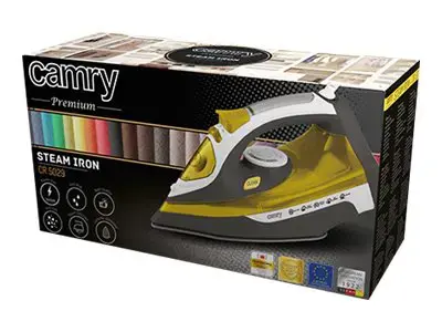 Camry CR 5029 lygintuvas Garinis lygintuvas juodas, geltonas 2400 W