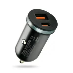Car charger everActive CC-30Q USB + USB-C QC 3.0 PD 35W