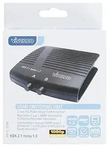 "Vivanco" jungiklis HDMI 2 prievadų (25349)