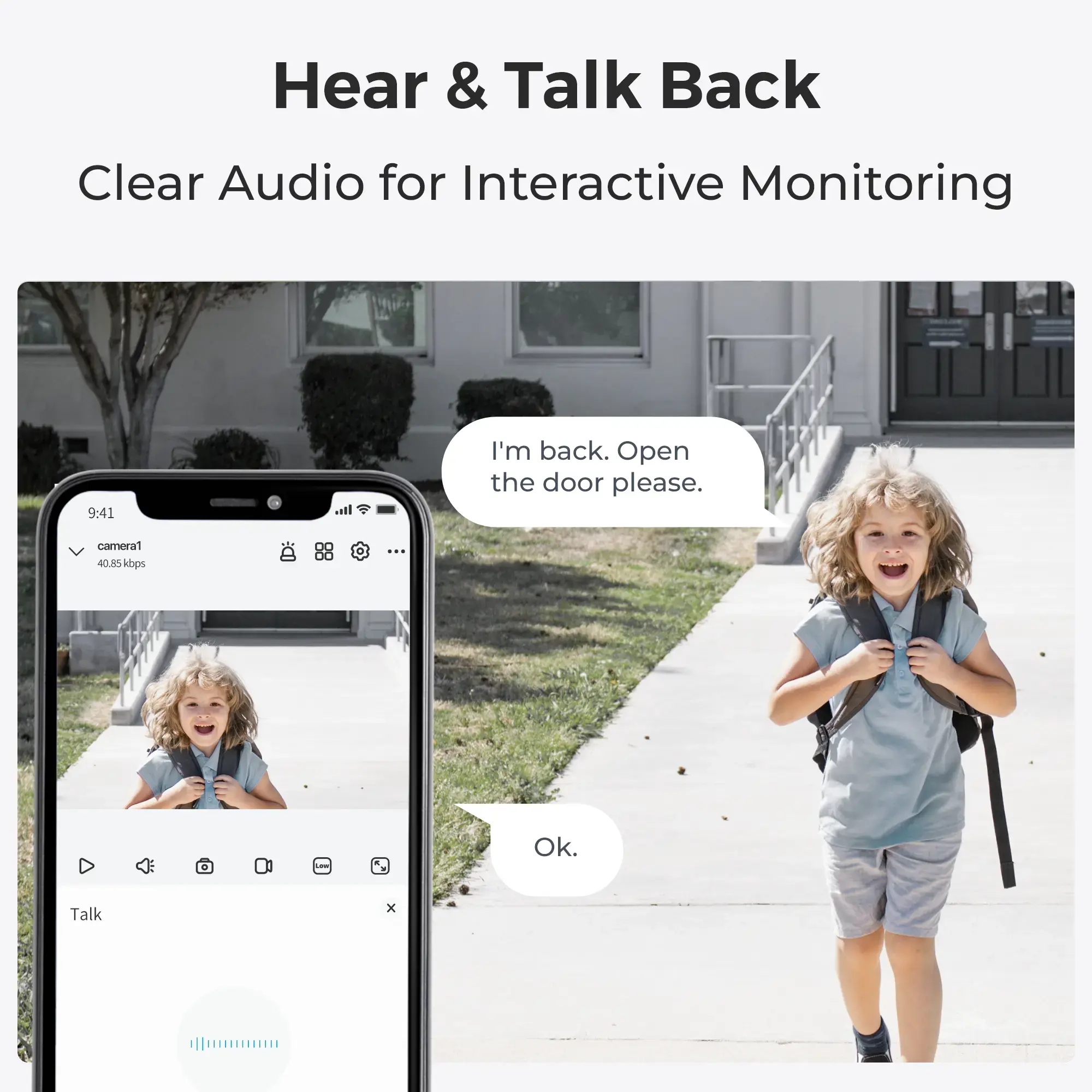 Reolink Argus Series B310 with Solar Panel, IP security camera, Indoor & outdoor, Wireless, Ceiling/wall, Black, White, Bullet