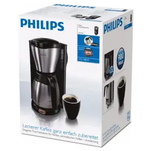 Kavos aparatas Philips HD754620, 1,2 litrai, 1000 W, Juoda, Pusiau automatinis