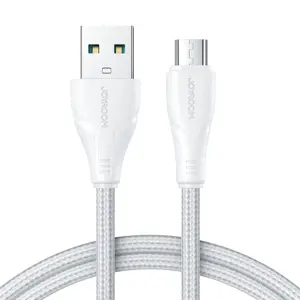 Joyroom USB cable - micro USB 2.4A Surpass Series for fast charging and data transfer 2 m white (S-…