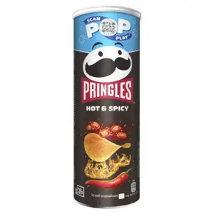 Užkandis PRINGLES Hot & Spicy RAL, 165 g