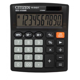 Kalkuliatorius Citizen SDC-810NR juodas