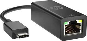 HP USB-C - RJ45 adapteris G2, USB Type-C, RJ-45, juodas, "Home", "Windows 10", "Windows 11", 180 mm