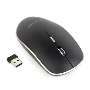 GEMBIRD MUSW-4B-01 Gembird Belaidė optinė pelė MUSW-4B-01, 1600 DPI, nano USB, juoda