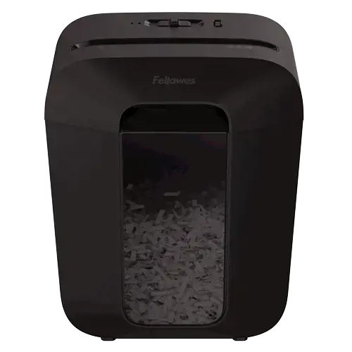 "Fellowes Powershred LX45", kryžminis smulkinimas, 4 x 37 mm, 17 l, mygtukai, 6 min, juoda