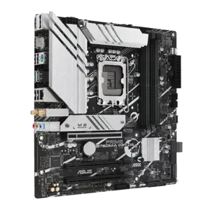 ASUS PRIME B760M-A WIFI D4, "Intel", LGA 1700, "Intel® Celeron®", "Intel® Core™ i3", "Intel® Core™ i5", "Intel® Core™ i7", "Intel® Core™ i9",..., LGA 1700, DDR4-SDRAM, 128 GB