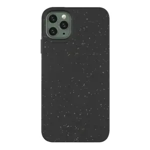 "Eco Case" dėklas "iPhone 11 Pro Max" silikoninis dangtelis Telefono korpusas juodas