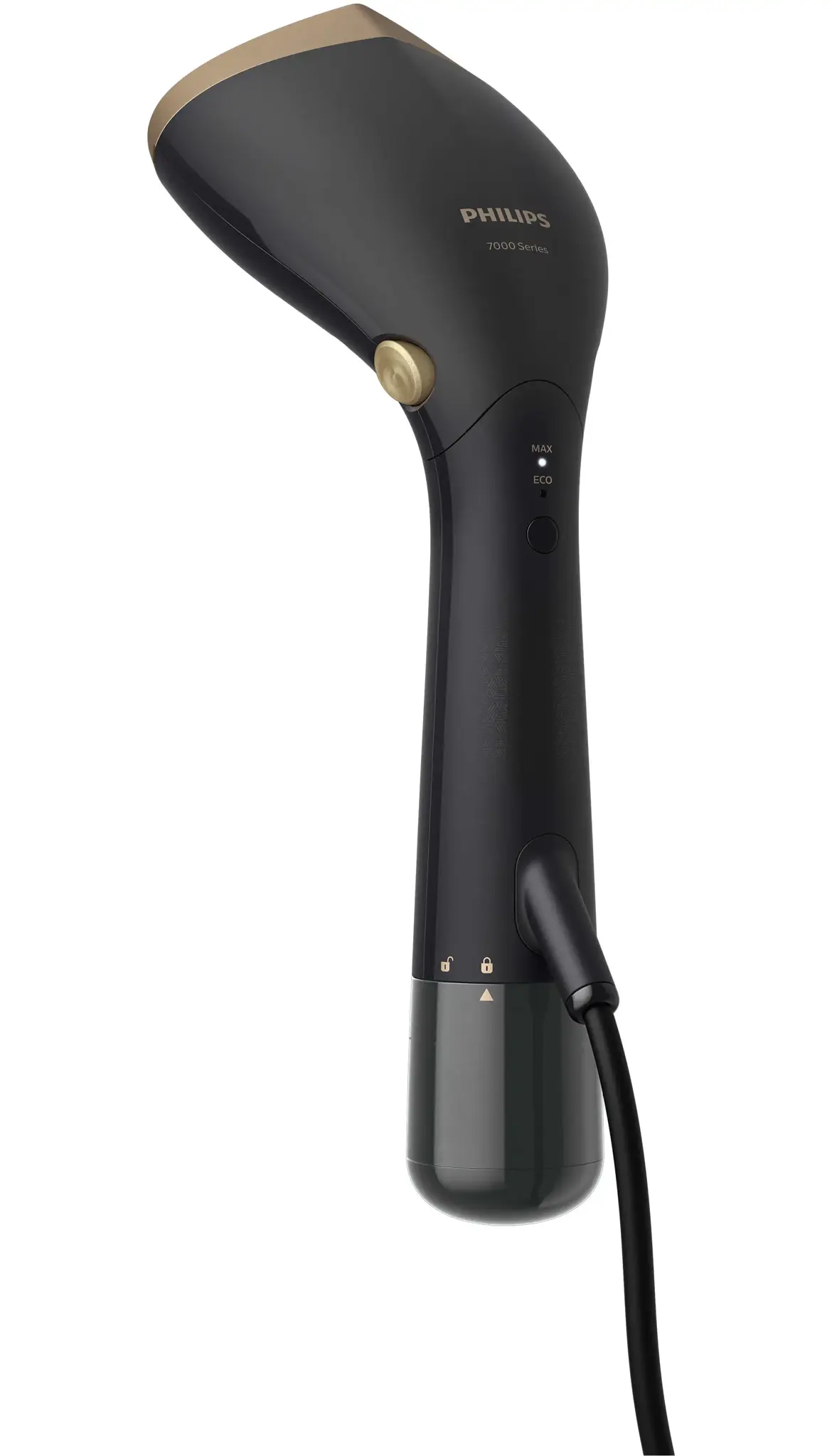 "Philips" 7000 serijos STH7060/80, vertikalus garų valytuvas, 0,2 l, juodas, 2,5 m, 1500 W, AC