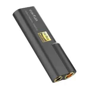 "Earfun UA100" USB-C ausinių stiprintuvas (juodas)