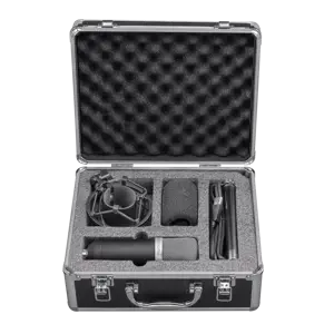 Trust 21753, Studijos mikrofonas, 20 - 20000 Hz, kardioidinis, laidinis, USB, juodas