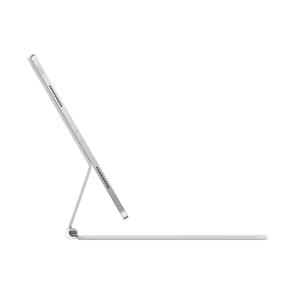 "Apple Magic" klaviatūra 12,9 colių "iPad Pro" (3, 4, 5 kartos) SE, išmanioji jungtis, balta