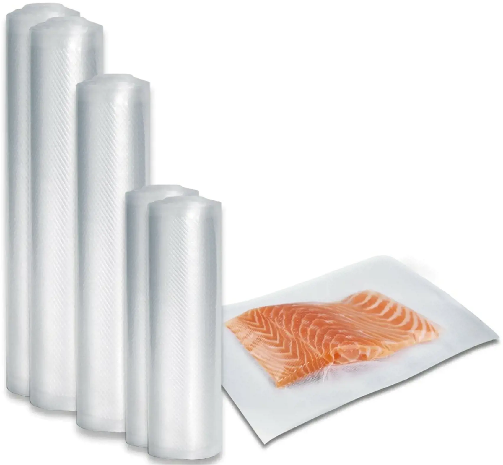 "Caso" folijos rinkinys 3, skirtas vakuumavimui + "Sous Vide" virimui 01237 Matmenys (plotis x ilgis) 16 x 23 cm - 50vnt, 20 x 600 cm - 2vnt, 28 x 600 cm - 1vnt, 30 x 600 cm - 2vnt