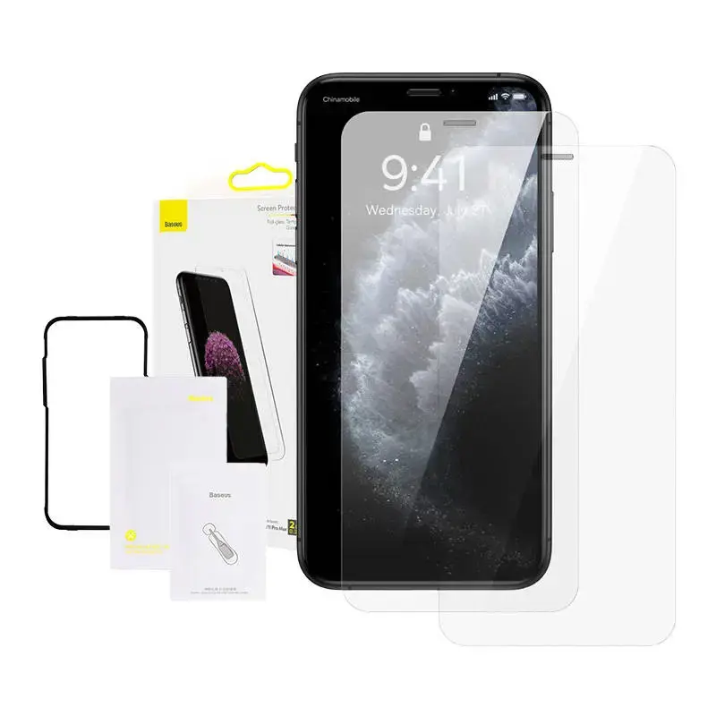 Baseus 0.3mm Full-glass Tempered Glass Film(2pcs pack) for iPhone XS Max|11 Pro Max 6.5inch