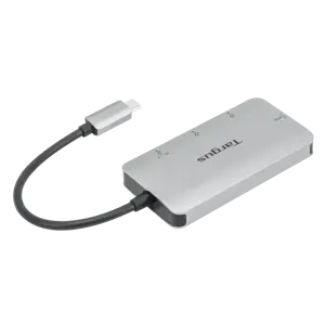 Targus ACH228, sidabrinė, "Thunderbolt 3" prievadas, "Windows", "MacOS", "Chrome OS", 85 mm, 45 mm, 10 mm