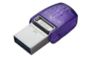 "Kingston" 64GB "DataTraveler microDuo 3C" 200MB/s dvigubas USB-A + USB-C EAN: 740617328219