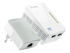 "TP-Link Powerline 600 Wi-Fi Extender Starter Kit", 600 Mbit/s, IEEE 802.11b, IEEE 802.11g, IEEE 802.11n, IEEE 802.3, IEEE 802.3u, Fast Ethernet, 10 100 Mbit/s, "Wi-Fi 4" (802.11n), 802.11b, 802.11g, "Wi-Fi 4" (802.11n)