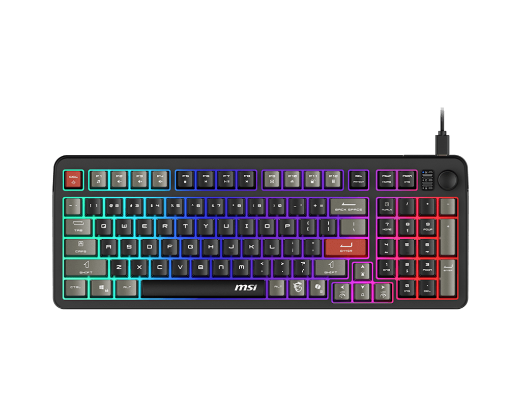 MSI FORGE GK110 US | Gaming keyboard | Wired | US | Black | USB 2.0 | Membrane