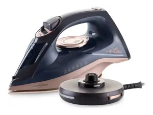 ETA Iron Kiara ETA127690000 Belaidis garų lygintuvas, 2200 W, vandens bakelio talpa 220 ml, nepertraukiamas garų srautas 40 g/min, juodas