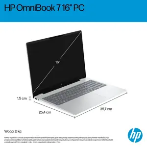 niBook 7 16-az0222nw Intel Core 5 210H Laptop 40.6 cm (16") 2K Display 16 GB DDR5 SDRAM 512 GB SSD Wi-Fi 6E (802.11ax) Windows 11 Home Silver