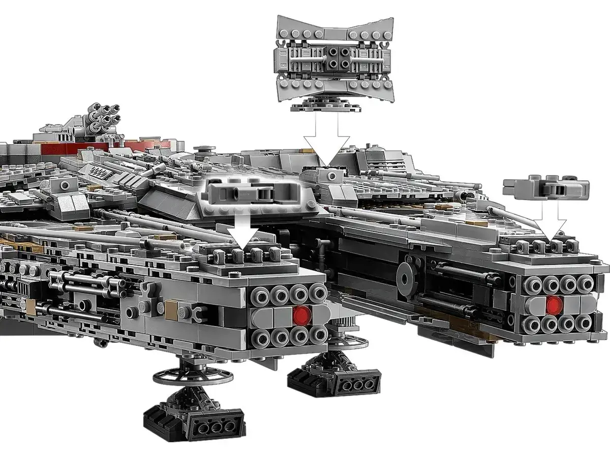 LEGO STAR WARS 75192 TŪKSTANTMEČIO FALKONAS
