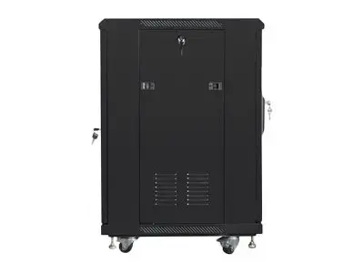 LANBERG FF01-6615-12B "Lanberg" laisvai pastatoma spinta 19, surenkama plokščia pakuote 15U/600x600 mm, juoda